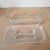 Vintage Clear Glass Refrigerator Container with Cover