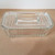 Vintage Clear Glass Refrigerator Container with Cover