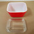 Vintage Red Pyrex 0501 Refrigerator /Oven Dish with Cover