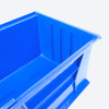 Proferred Blue Stackable Bin 16" x 11" x 8" - Interior Detail View