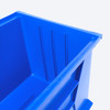Proferred Blue Stackable Bin 18" x 11" x 10" - Interior Detail View