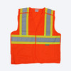 Class 2 Hi-Vis Breakaway Vest – Orange, 6 Vests per Pack
