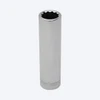 Proferred 7/16" 3/8" Drive SAE 12-Point Deep Socket with polished chrome finish
