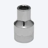 Proferred 3/8" 1/2" Drive SAE 12-Point Standard Socket with polished chrome finish