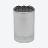 Proferred 11/16" 1/2" Drive SAE 12-Point Standard Socket with polished chrome finish