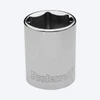Proferred 3/8" Drive 18 mm Metric 6-Point Standard Socket with polished chrome finish