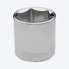 Proferred 3/8" Drive 22 mm Metric 6-Point Standard Socket with polished chrome finish