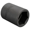 Proferred 1/2" Drive SAE 6-Point Standard Impact Socket angled view showing 6-point opening