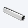 Proferred 1/4" Drive Metric 6-Point Deep Socket angled view showing chrome finish and 6-point opening