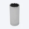 Proferred 3/8" Drive 17mm Metric 12-Point Deep Socket with chrome finish