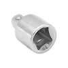 Proferred 3/8" Female x 1/4" Male Drive Adapter with polished chrome finish