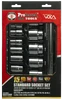 Proferred 1/2" Drive SAE 12-Point Standard Socket Set – 15 Piece in retail packaging