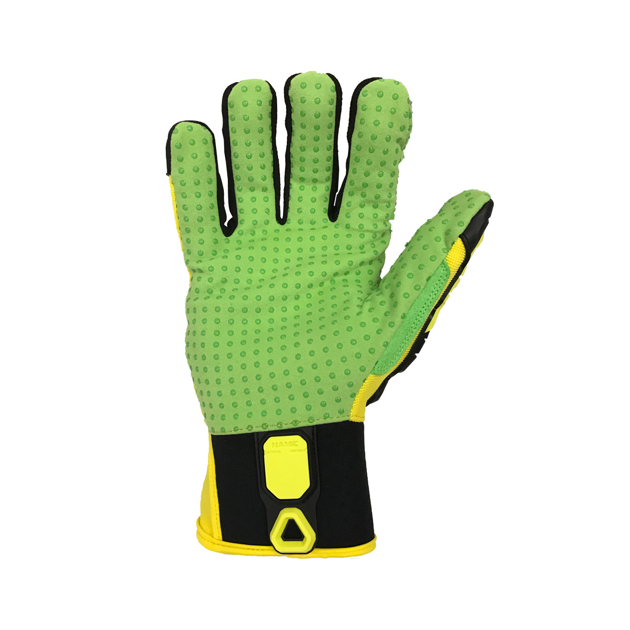 Ice Gripster® Three-Quarter Foam Rubber Coated Palm Hi-Vis Low Temp Gloves  with Cut Abrasion Puncture Dozen 338INT