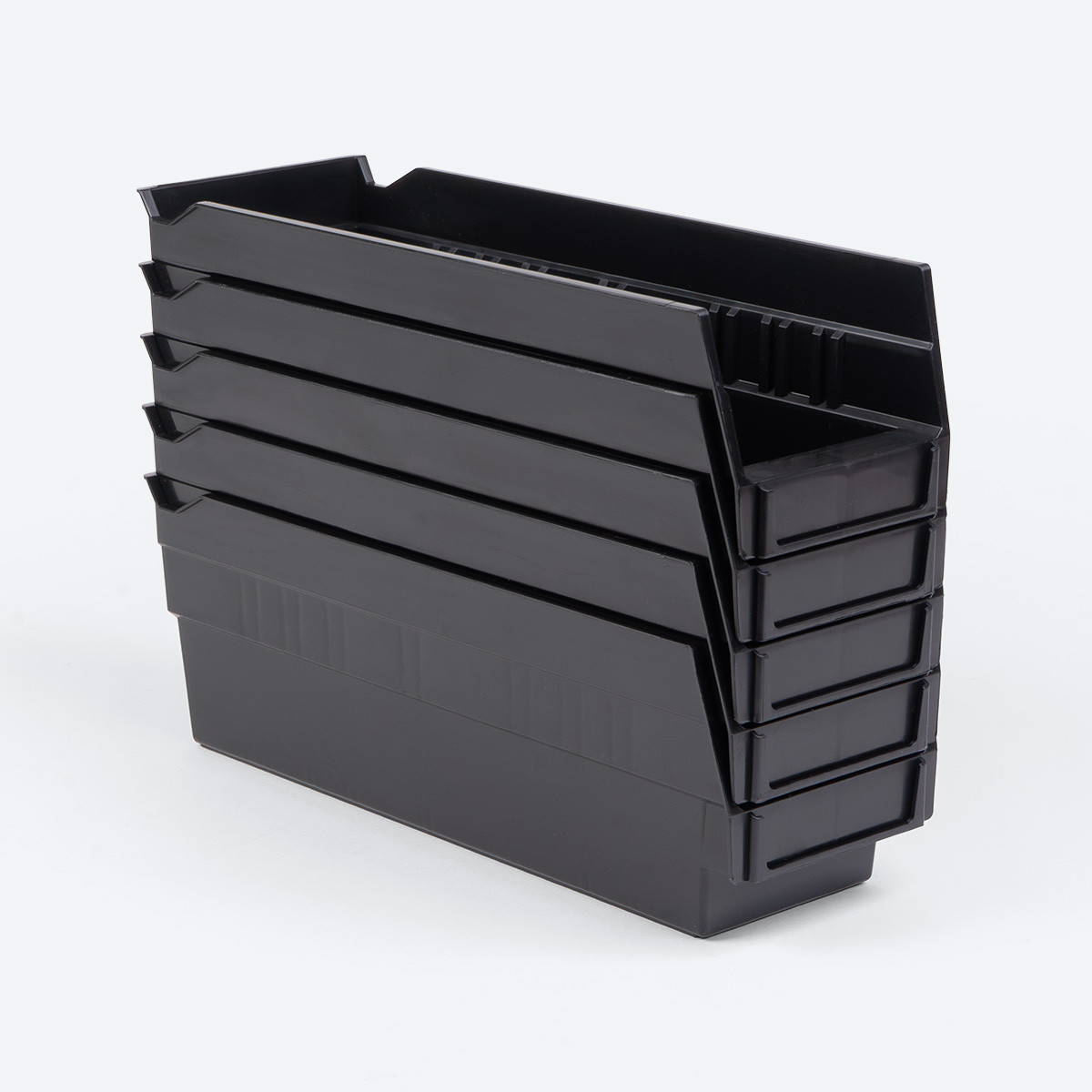 Nestable Plastic Bin 11-5/8 x 4-1/8 x 4", 36-Pack