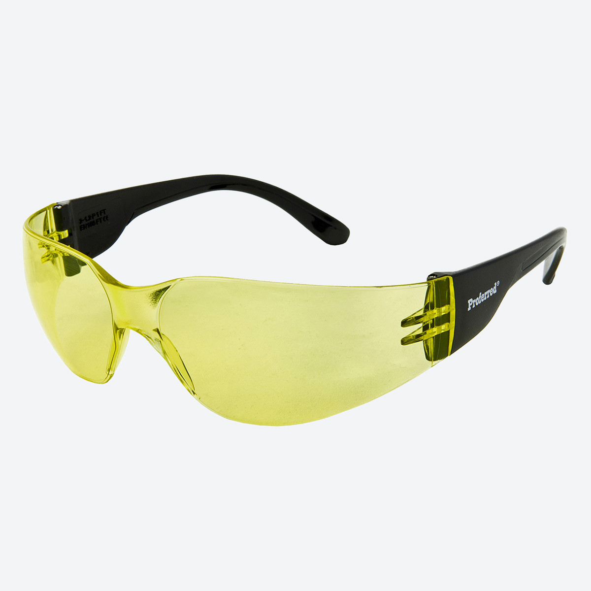 amber safety glasses, yellow lens safety glasses, Air Wraparound safety glasses, anti-scratch safety glasses, low-light safety glasses, UV400, ANSI Z87.1, M15104