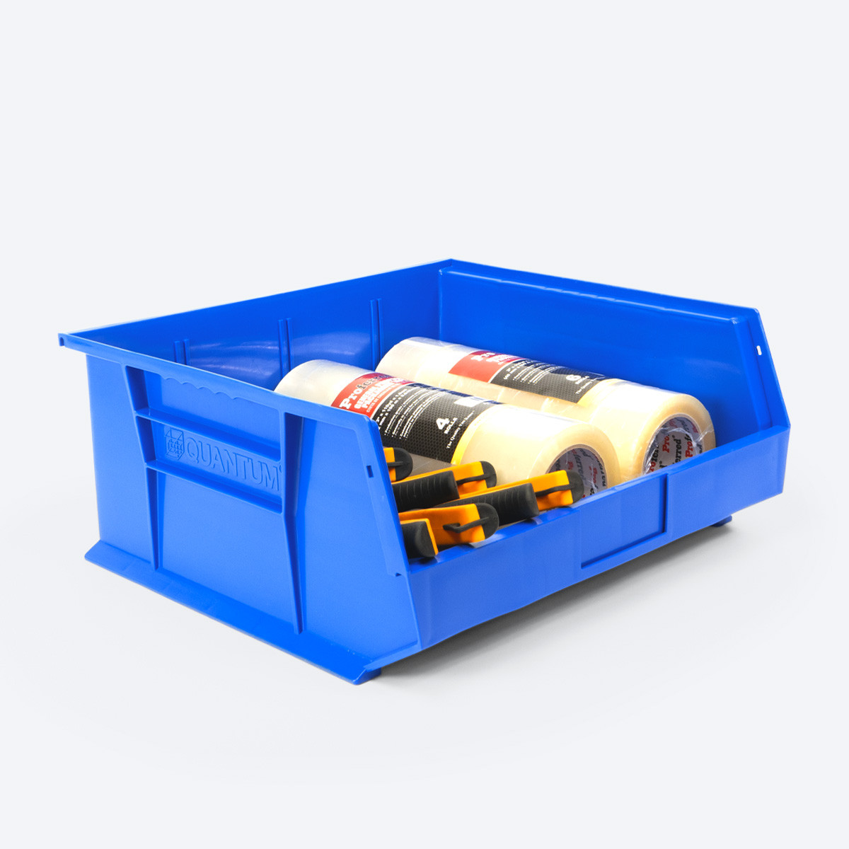 Proferred Blue Stackable Bin 14-3/4" x 16-1/2" x 7" - Holding Parts and Supplies
