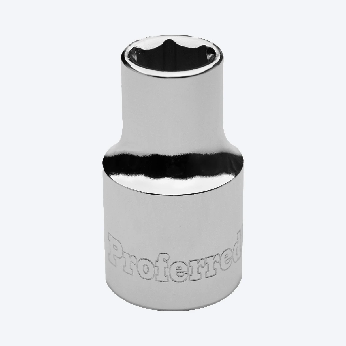 Proferred 5/16" 3/8" Drive SAE 6-Point Standard Socket with polished chrome finish
