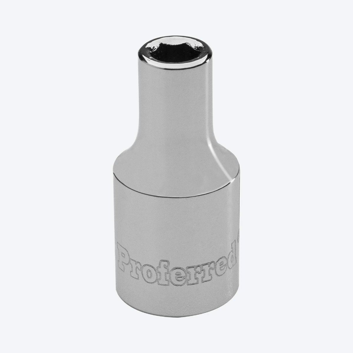 Proferred 5/32" 1/4" Drive SAE 6-Point Standard Socket with polished chrome finish