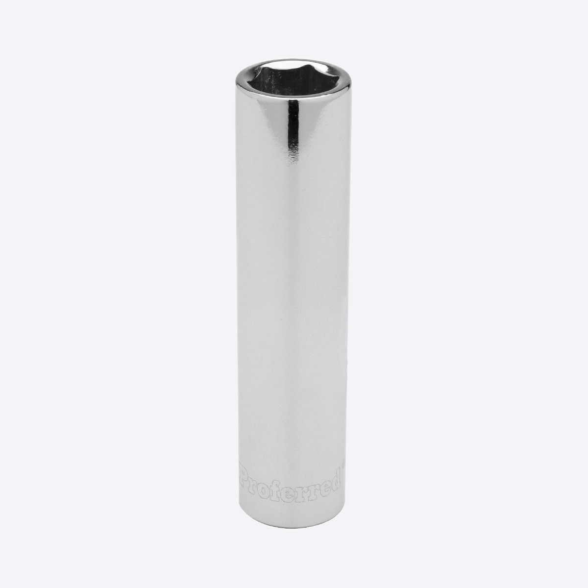 Proferred 5/16" 1/4" Drive SAE 6-Point Deep Socket with polished chrome finish