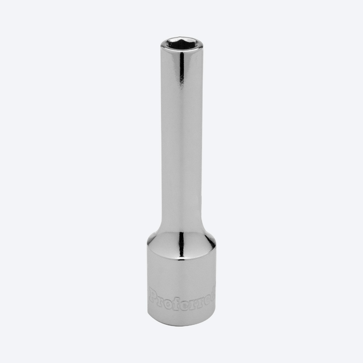 Proferred 5/32" 1/4" Drive SAE 6-Point Deep Socket with polished chrome finish