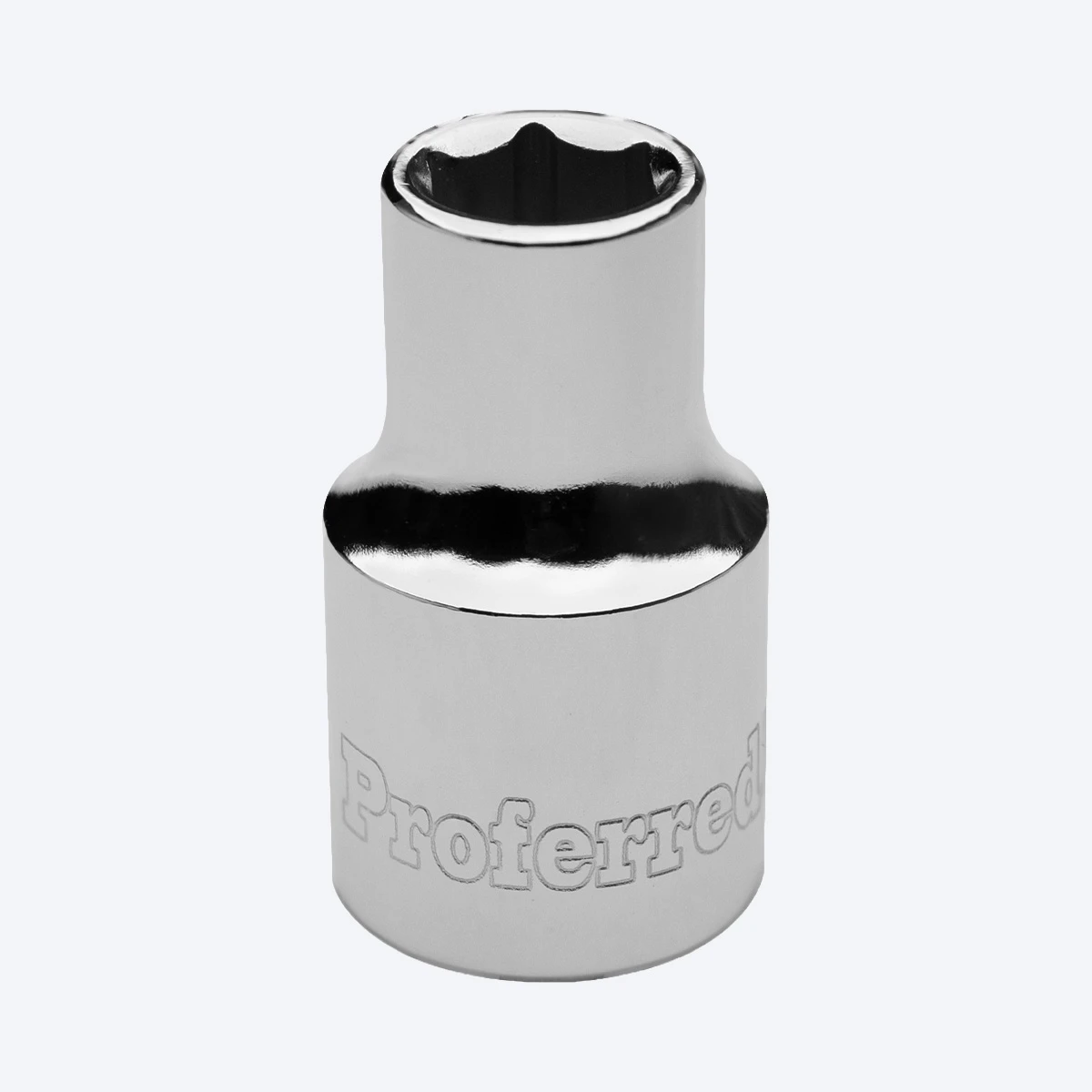 Proferred 3/8" Drive 8 mm Metric 6-Point Standard Socket with polished chrome finish