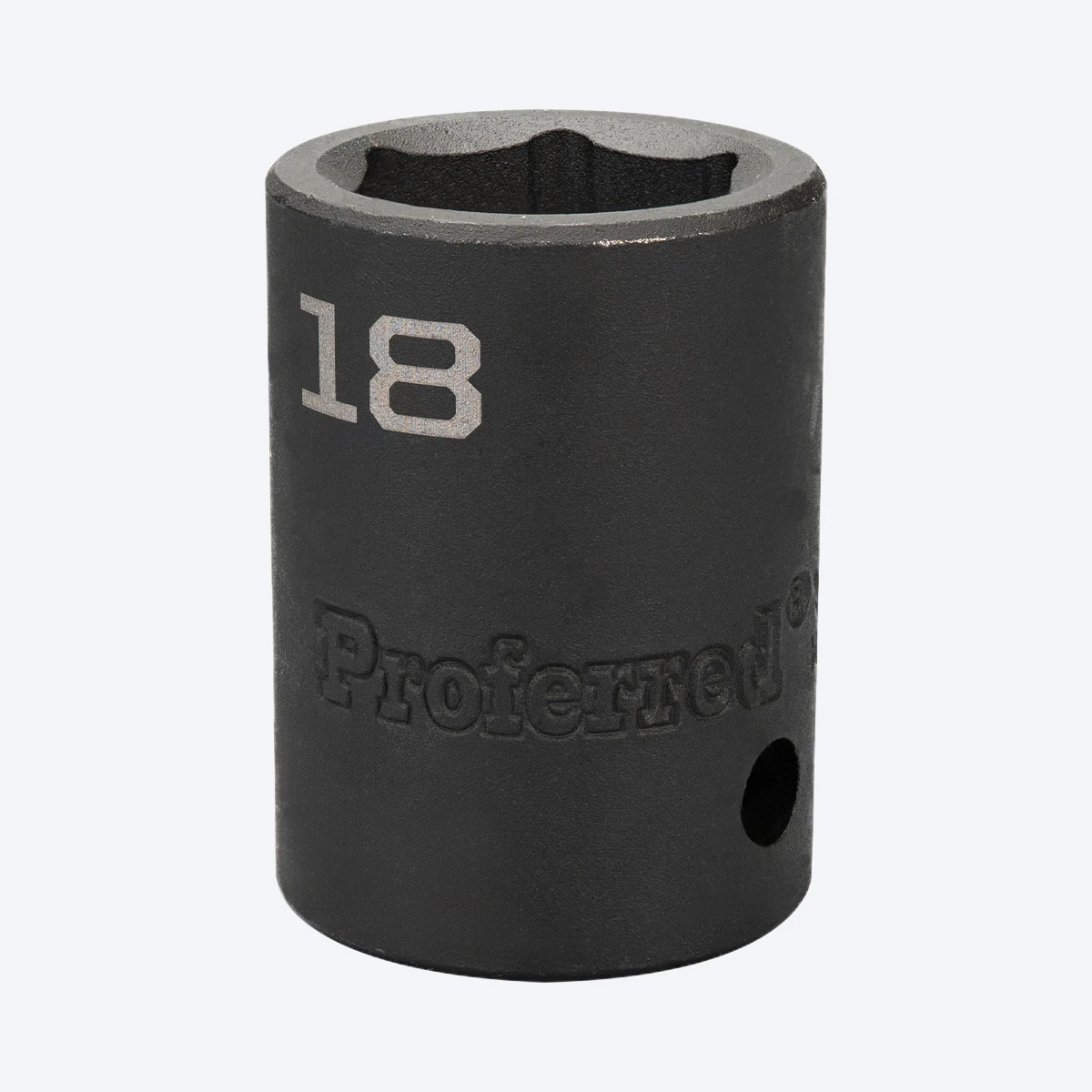 Proferred 1/2 in Drive 18 mm Metric 6-Point Standard Impact Socket