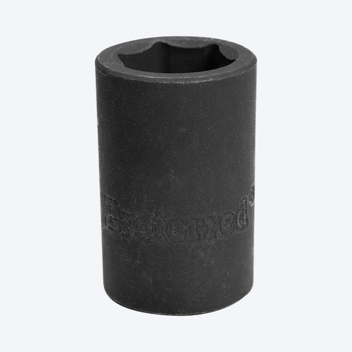 Proferred 3/8" Drive 12mm Metric 6-Point Standard Impact Socket with black finish