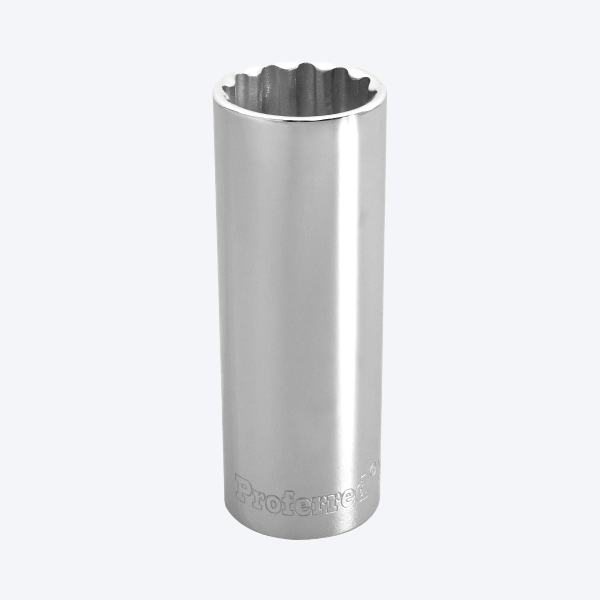 Proferred 1/2 in Drive 21 mm Metric 12-Point Deep Socket