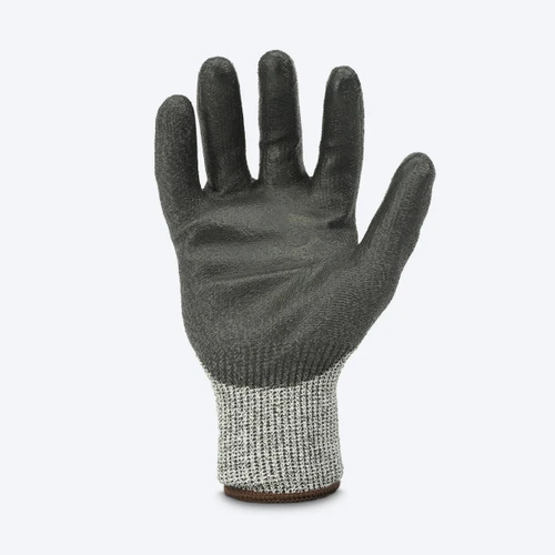 Proferred Level 2 Cut Resistant Glove showing gray coated palm and fingers