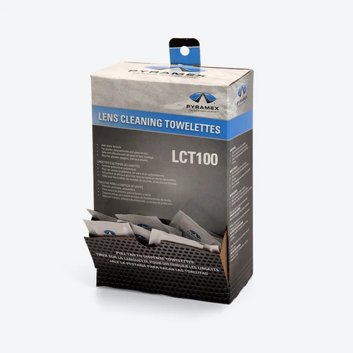 LCT100 Lens Cleaning Towelettes – 100 Towelettes per Box, 10 Boxes per Case