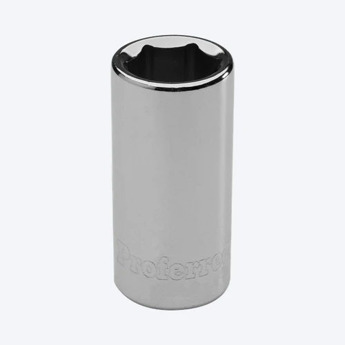 Proferred 5/16" 1/4" Drive SAE 6-Point Standard Socket with polished chrome finish
