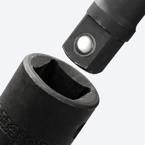 Proferred 1/2" Drive Metric 6-Point Deep Impact Socket close-up showing square drive connection and impact tool attachment