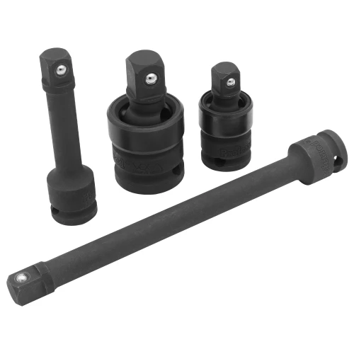Proferred Impact Extension Bars showing multiple drive sizes and socket connection ends