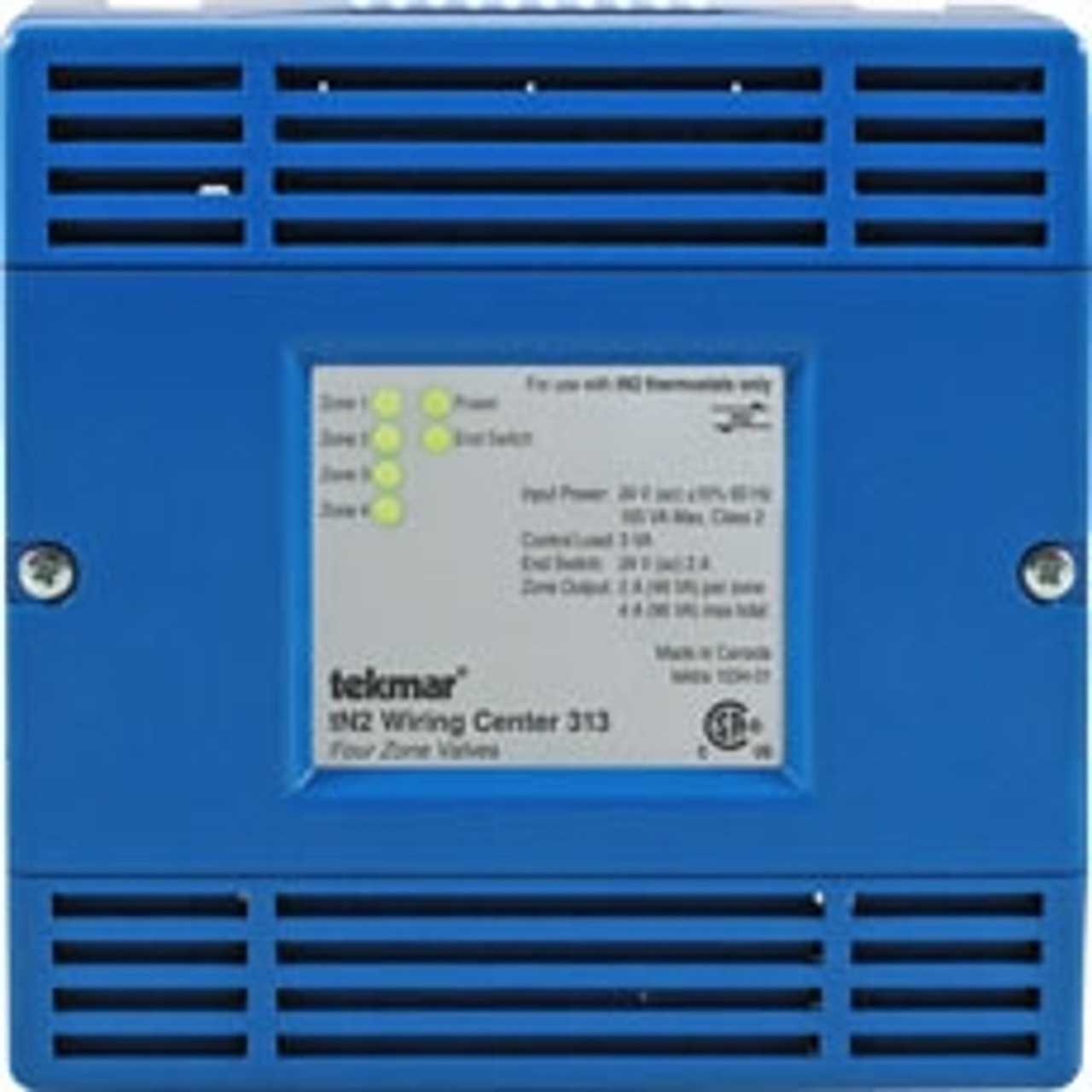 Tekmar 313 tN2 Wiring Center Four Zone Valves