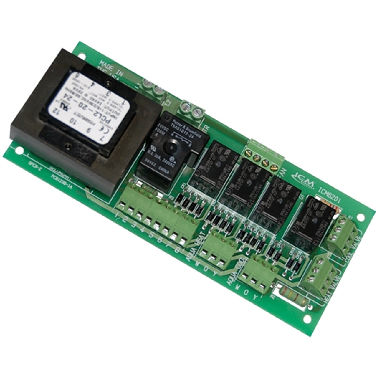 ICM ICM6201 Fan Electric Heat Control Center, 3speed low voltage