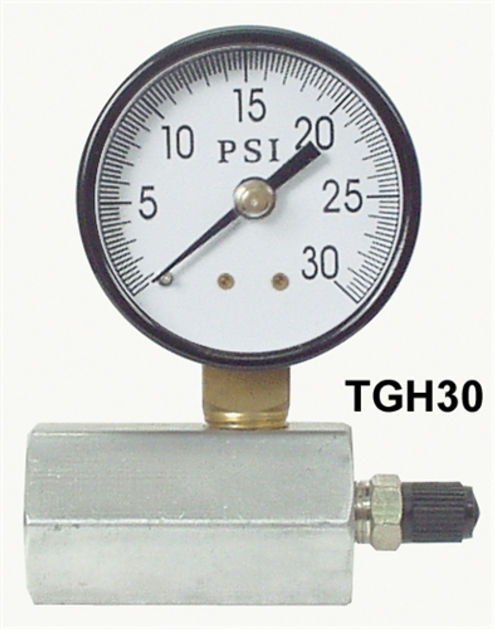 Uniweld 41356 (TGB60) 3/4" GAS TEST GAUGE, 60 PSI, TOP MOUNT - D-Pkg.