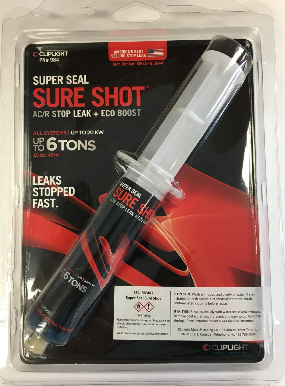 Cliplight 984 Super Seal Sure Shot AC Leak Stop with ECO Boost