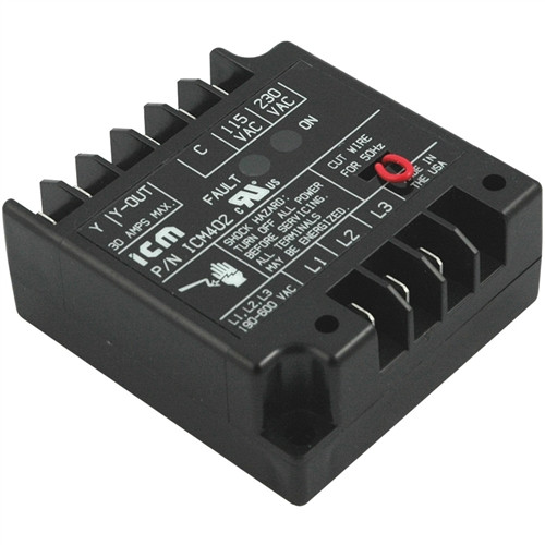 ICM ICM402 3-Phase Monitor, Universal 190-600 VAC, 115-230 control VAC, 50 or 60 Hz
