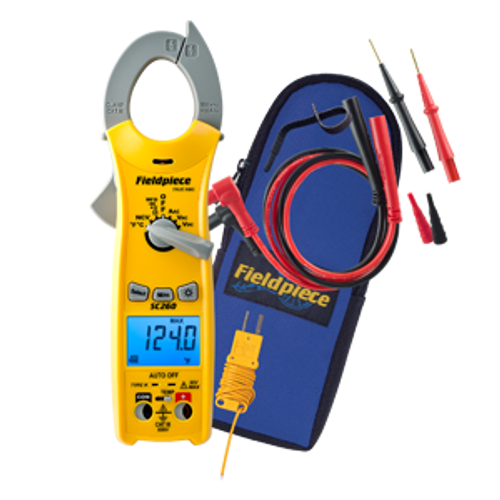 Fieldpiece SC260 Compact Clamp Meter With True RMS (Replaces SC46, SC53)
