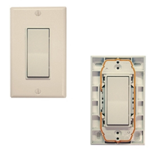 FUNCTIONAL DEVICES FUNWST-EN-A Wireless Wall Switch Transmitter, Almond