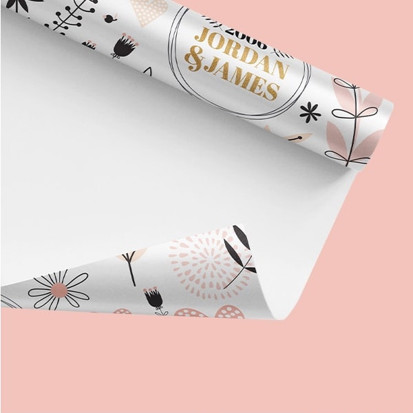Elegant Anniversary Wrapping Paper