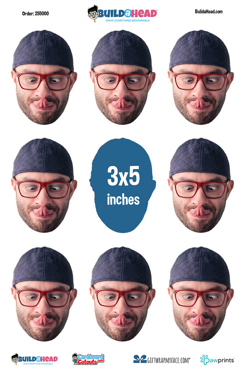 Mini Big Head Cutouts