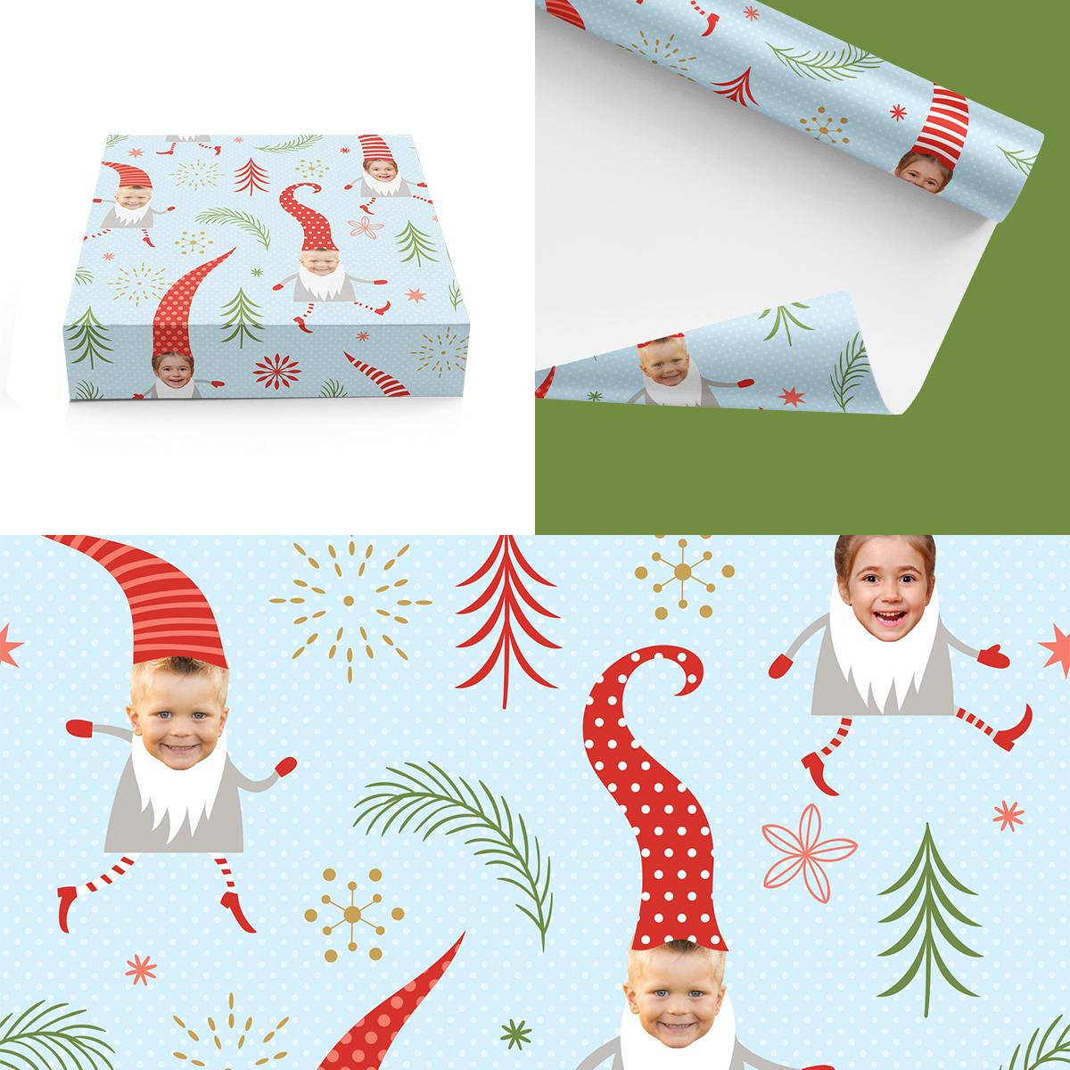 The Elf on the Shelf® Personalized Wrapping Paper, Fancy Wrapping