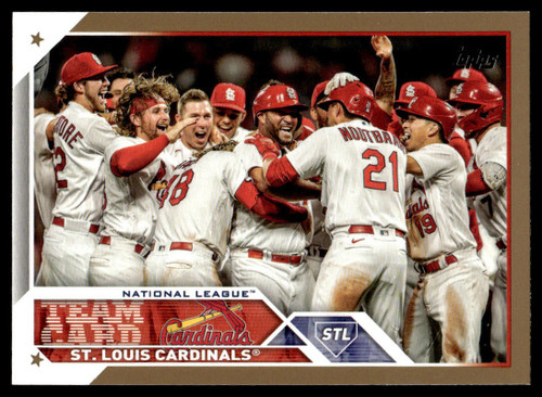 2023 Topps #234 St. Louis Cardinals Gold 2023 Topps #234 St. Louis Cardinals Gold