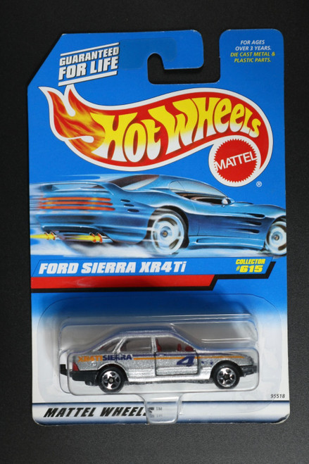 Hot Wheels Silver Ford Sierra XR4Ti #615 1997