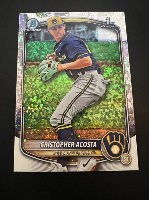 Christopher Acosta 2025 Bowman Chrome #BCP-176  Mini Diamond Refractor