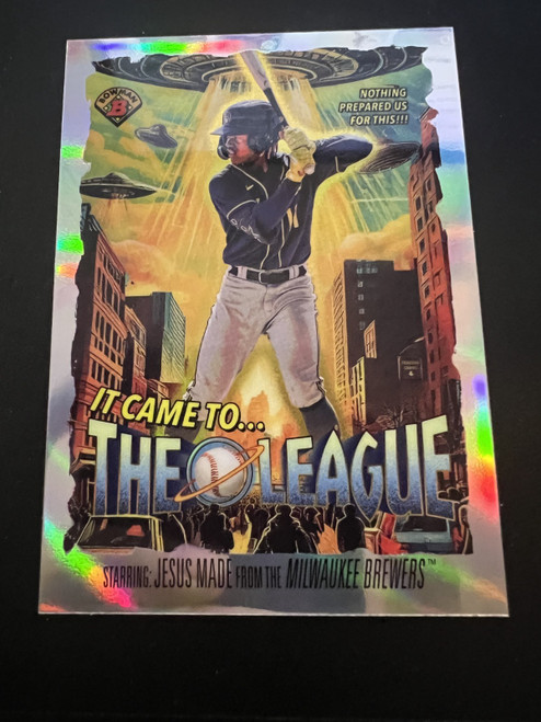 2025 Bowman Chrome Jesus Made It Came To The League Milwaukee Brewers IT-14