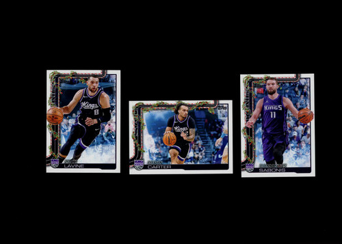 2025 Topps Holiday Basketball Sacramento Kings Team Set - Sabonis Lavine Carter