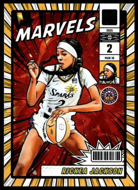 2025 Donruss WNBA #6 Rickea Jackson Net Marvels
