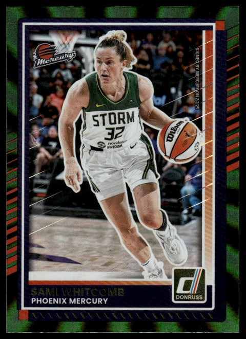 2025 Donruss WNBA #3 Sami Whitcomb Green Laser